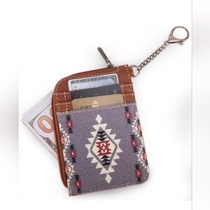 WRANGLER SOUTHWESTERN CARD CASE, Lavender